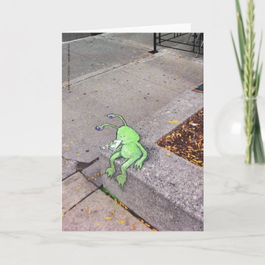 Kaffeepause der sluggos karte (Vorderseite)