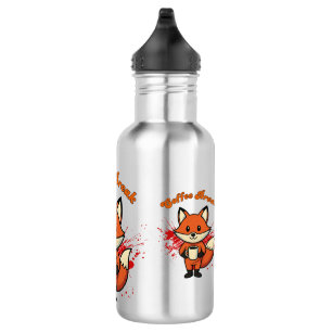 Kaffeepause Design Edelstahlflasche
