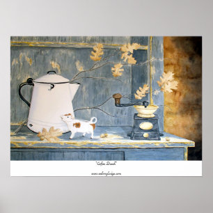 "Kaffeepause" drucken Poster