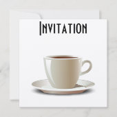 Kaffeepause! Einladung (Vorderseite)