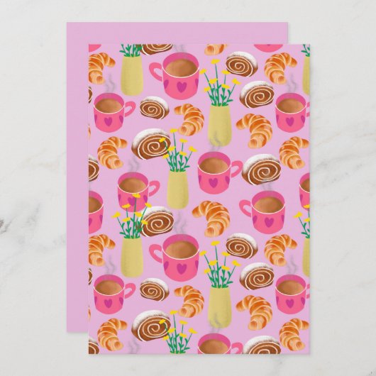 Kaffeepause Einladung (Vorne/Hinten)