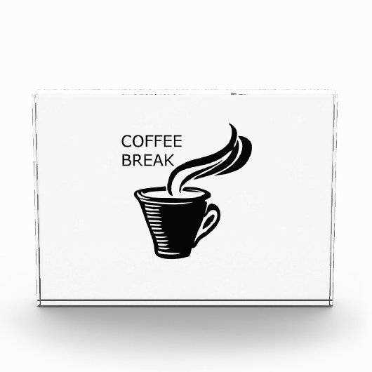 Kaffeepause Fotoblock (Vorderseite)