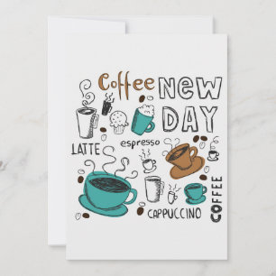 Kaffeepause für den neuen Tag Save The Date