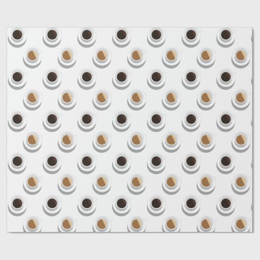 Kaffeepause Geschenkpapier (Flach)