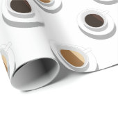Kaffeepause Geschenkpapier (Rolleneckpunkt)