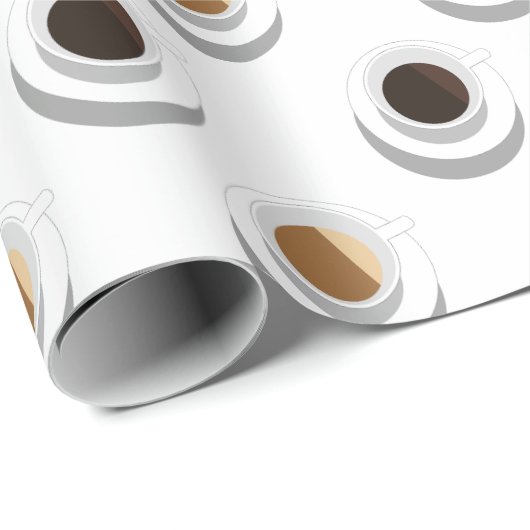 Kaffeepause Geschenkpapier (Rolleneckpunkt)