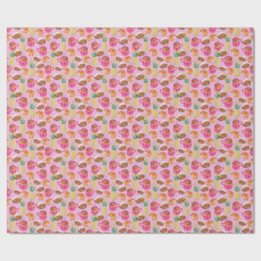 Kaffeepause Geschenkpapier (Flach)