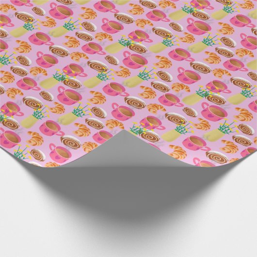 Kaffeepause Geschenkpapier (Ecke)