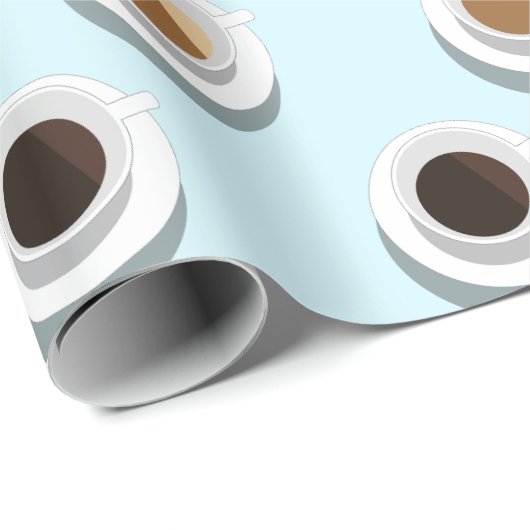 Kaffeepause Geschenkpapier (Rolleneckpunkt)