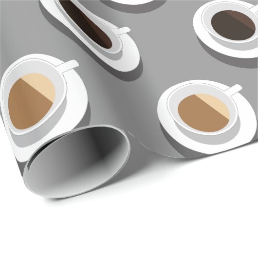 Kaffeepause Geschenkpapier (Rolleneckpunkt)