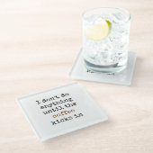 Kaffeepause Getränke Coaster Glasuntersetzer (Schrägansicht)