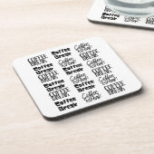 Kaffeepause Getränkeuntersetzer (Linke Seite)