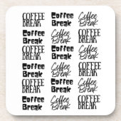 Kaffeepause Getränkeuntersetzer (Vorderseite)