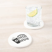 Kaffeepause Getränkeuntersetzer (Seite)