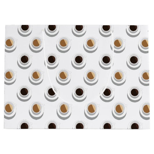 Kaffeepause Große Geschenktüte (Vorderseite)