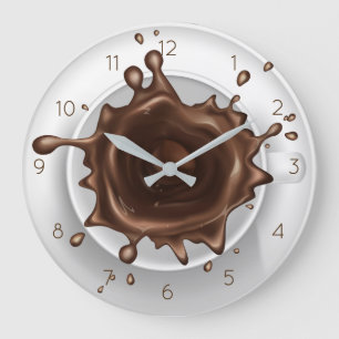 Kaffeepause Große Wanduhr
