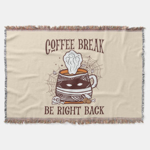 Kaffeepause - Halloween-Thema Decke