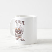 Kaffeepause - Halloween-Thema Kaffeetasse (Vorderseite Links)