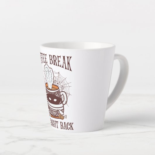 Kaffeepause - Halloween-Thema Milchtasse (Rechte Ecke)