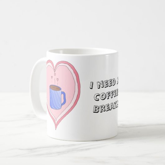 Kaffeepause Kaffeetasse (Vorderseite Links)