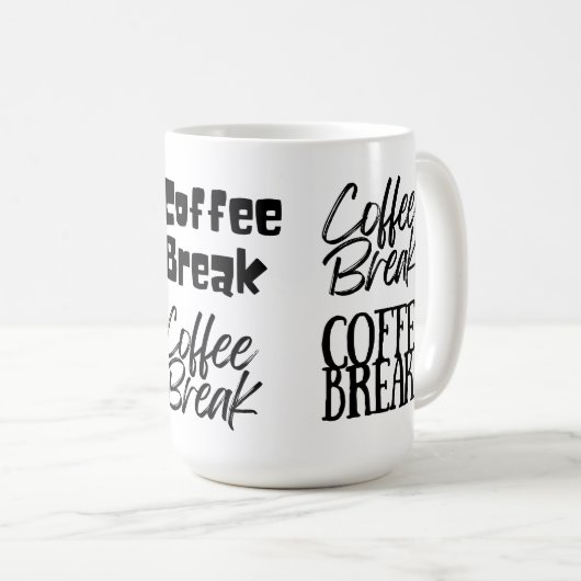 Kaffeepause Kaffeetasse (VorderseiteRechts)