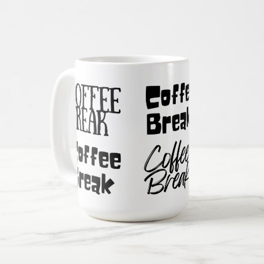 Kaffeepause Kaffeetasse (Vorderseite Links)