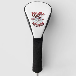 Kaffeepause mit belgianischen Malinois, lustig Golf Headcover