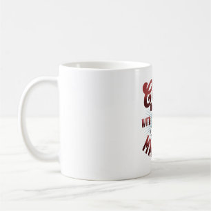 Kaffeepause mit belgianischen Malinois, lustig Kaffeetasse