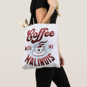 Kaffeepause mit belgianischen Malinois, lustig Tasche (Von Nahem)