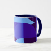 Kaffeepause mit unserer geometrischen Quarter-Tass Tasse (VorderseiteRechts)