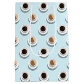 Kaffeepause, mittlere Geschenktasche Geschenktüte (Rückseite)