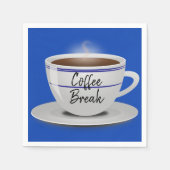 Kaffeepause Napkins Serviette (Vorderseite)