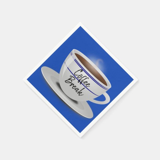 Kaffeepause Napkins Serviette (Ecke)