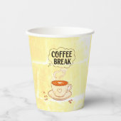 Kaffeepause Pappbecher (Vorderseite)