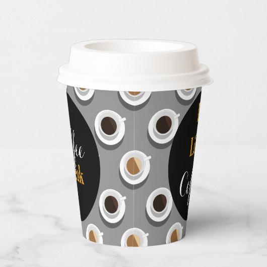 Kaffeepause Pappbecher (Rechts)