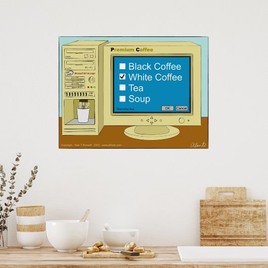 Kaffeepause Poster (Küche)