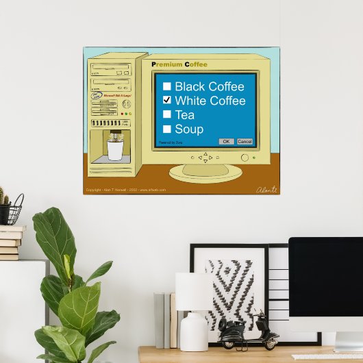 Kaffeepause Poster (Heimbüro)