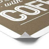Kaffeepause Poster (Ecke)