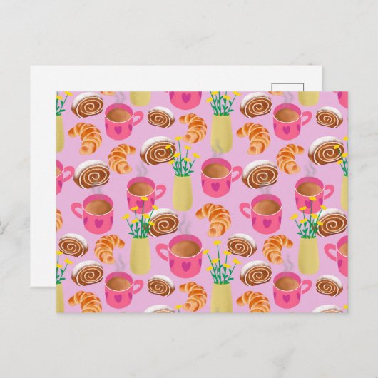 Kaffeepause Postkarte (Vorne/Hinten)