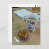 Kaffeepause Postkarte (Vorne/Hinten)