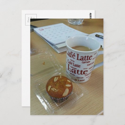 Kaffeepause Postkarte (Vorne/Hinten)