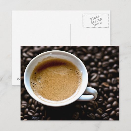 Kaffeepause Postkarte (Vorne/Hinten)