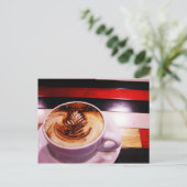 Kaffeepause Postkarte (Stehend Vorderseite)
