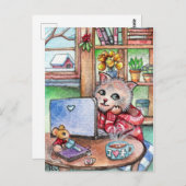 Kaffeepause Postkarte (Vorne/Hinten)