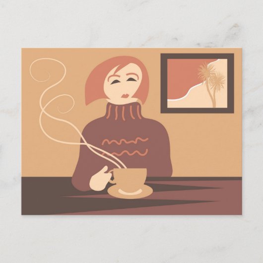 Kaffeepause Postkarte (Vorderseite)