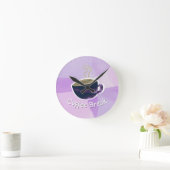 Kaffeepause Runde Wanduhr (Zuhause)