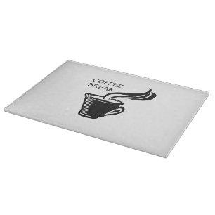 Kaffeepause Schneidebrett