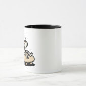 Kaffeepause – Sensenmann Dark Humor Kaffee Tasse (Zentrum)