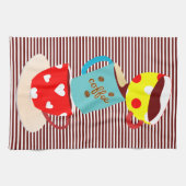 Kaffeepause-Streifen Handtuch (Horizontal)