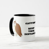 Kaffeepause-Tasse "Nicht für einen Morgen" Tasse (Vorderseite Links)